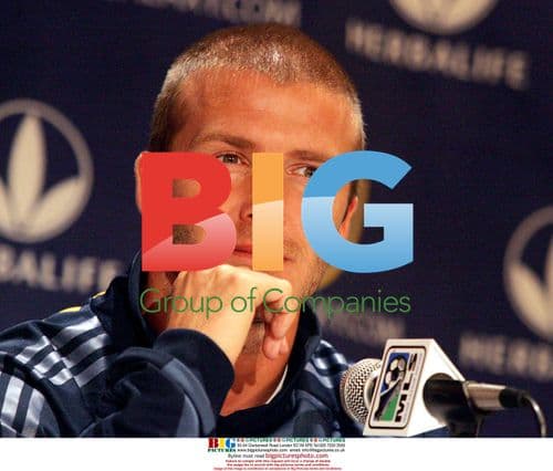 David Beckham at NYC press conference