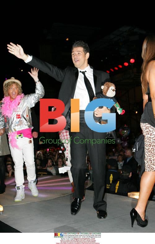 Ex-housemate Gerry & Monkey at Big Brother Grand Final