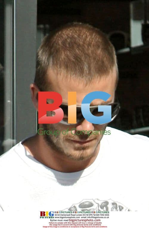 David Beckham and Son Brooklyn Shopping