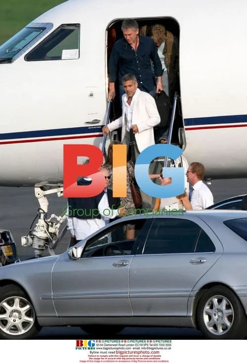 George Clooney and girlfriend arrive in Deauville