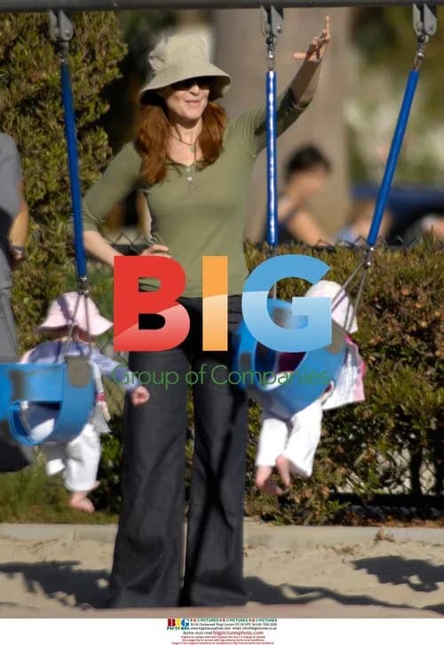 Marcia Cross with Twins at Park