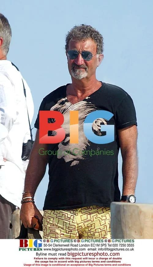 Eddie Jordan on holidays in Saint-Tropez