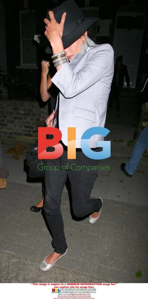 Kate Moss Parties with Boyfriend and Friends