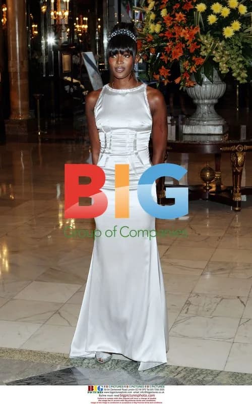 Naomi Campbell at Nelson Mandela Foundation Party