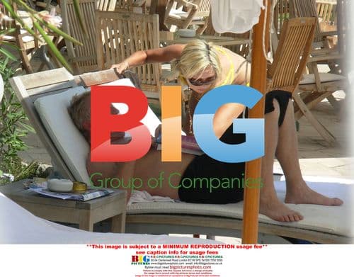 Chris Tarrant with Girlfriend Jane Bird in Italy