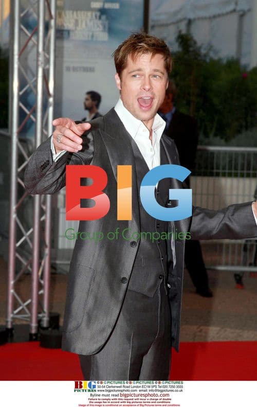 Brad Pitt, Casey Affleck, and Andrew Dominik at 'Jesse James' Premiere