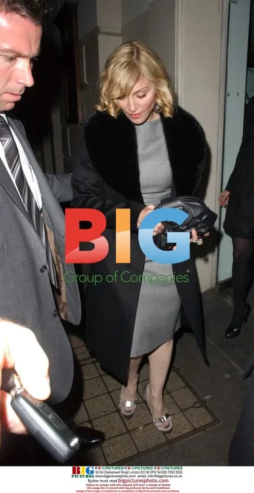 Madonna Leaving GQ Awards in London