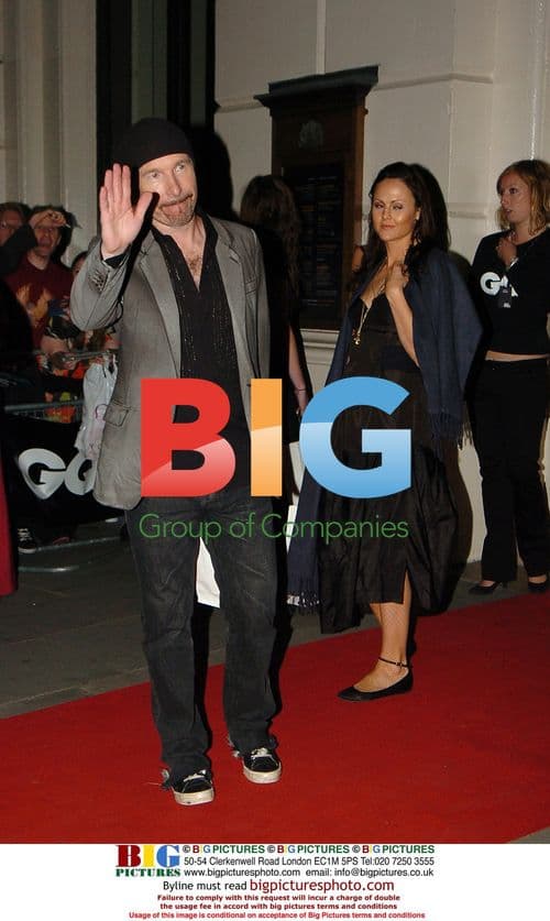 The Edge at GQ Men of the Year Awards