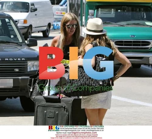 Fergie and Nicky Hilton at LAX