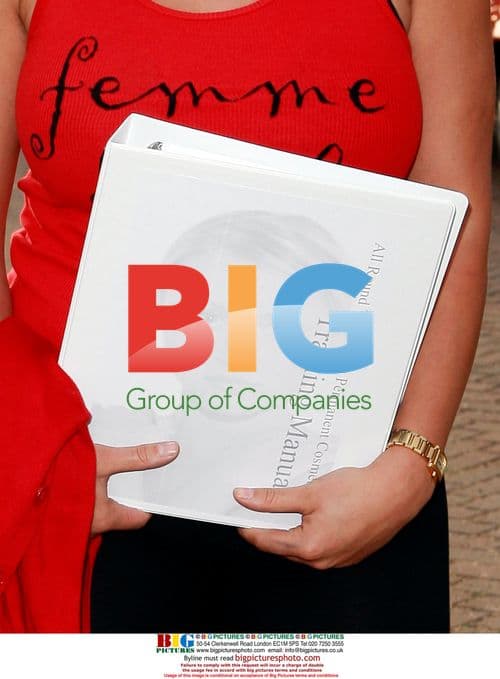 Jade Goody at Permanent Makeup Training