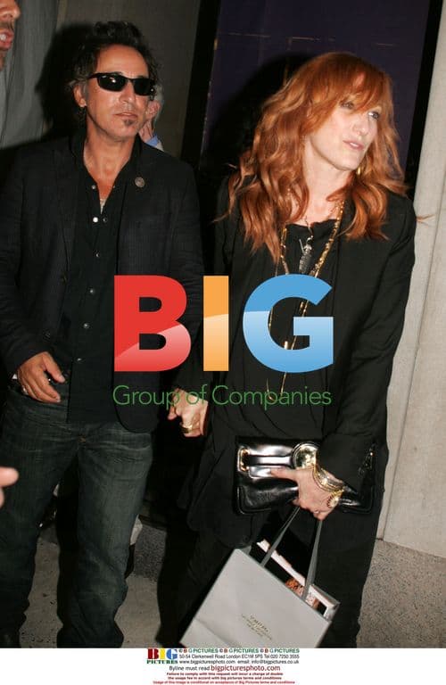 Patti Scialfa and Bruce Springsteen at Marilyn Minter Event