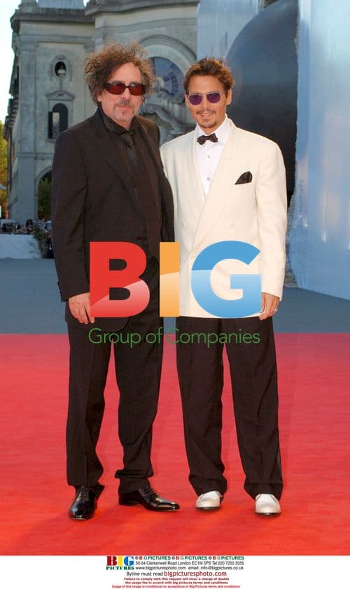 Tim Burton and Johnny Depp at Venice Film Festival
