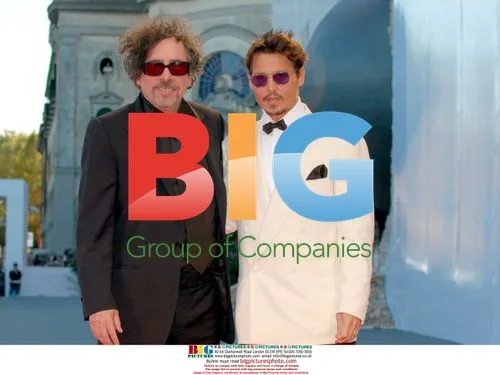 Tim Burton and Johnny Depp at Venice Film Festival