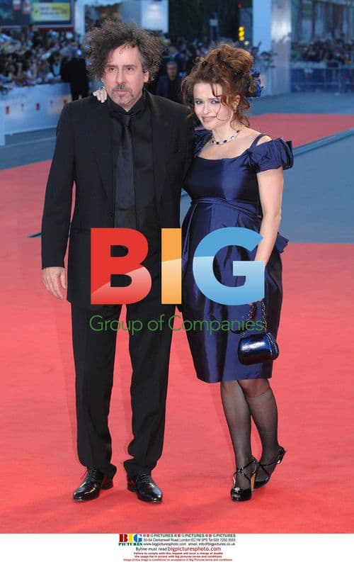 Tim Burton and Helena Bonham Carter at Venice Film Festival