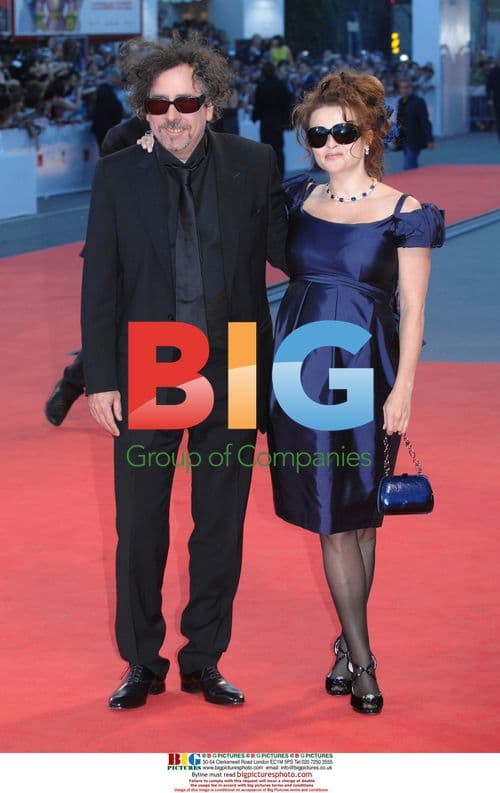 Tim Burton and Helena Bonham Carter at Venice Film Festival