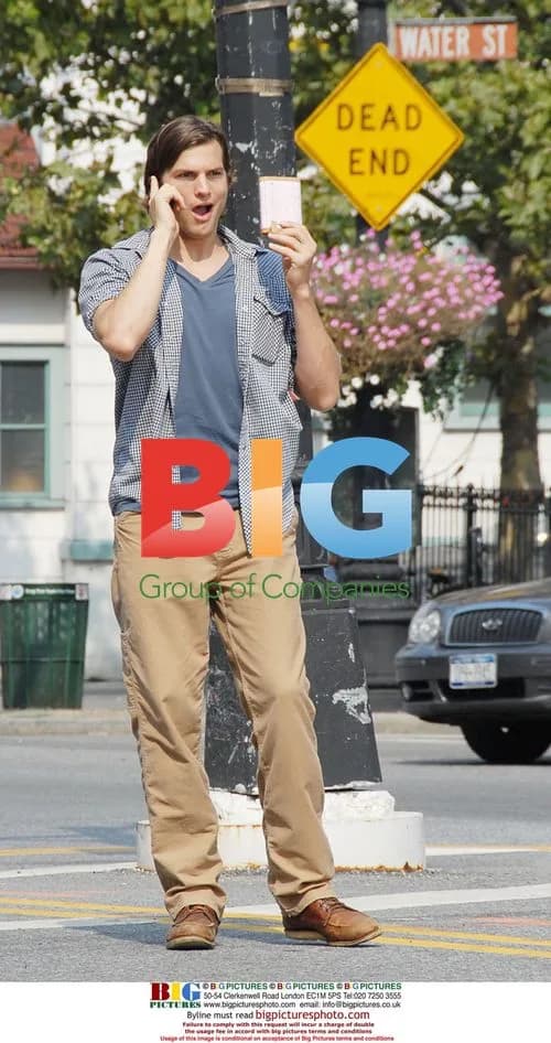 Ashton Kutcher films 'What Happens in Vegas'