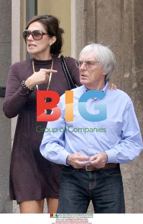 Bernie Ecclestone and wife out shopping in Milan