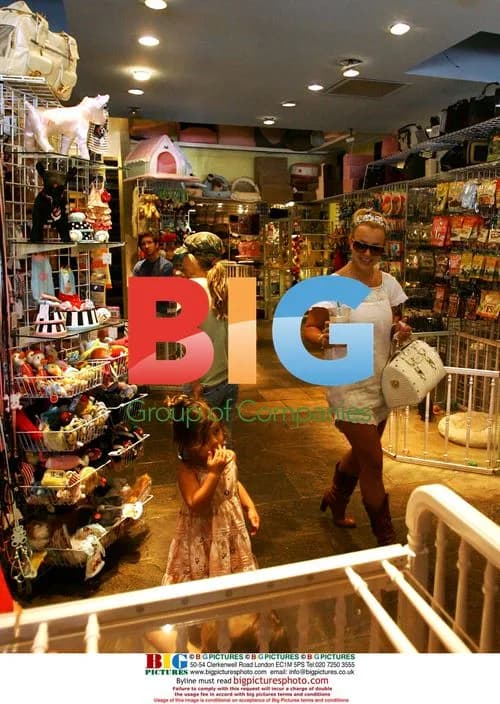Britney Spears goes shopping for her dog