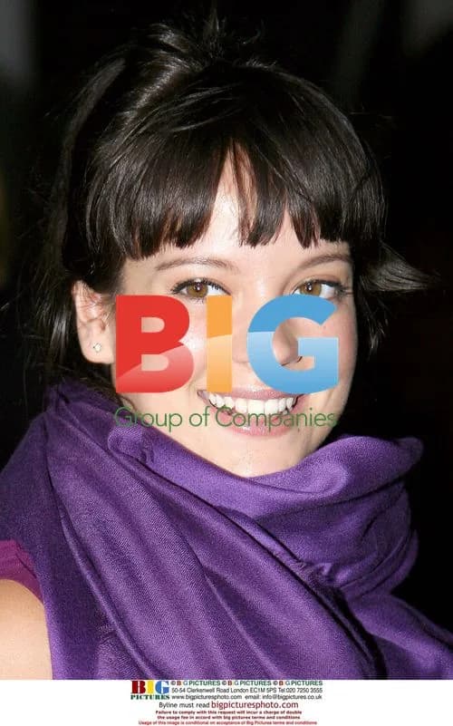 Lily Allen leaving Yves St Laurent fashion show