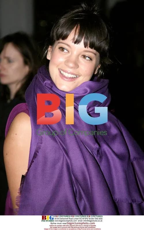 Lily Allen leaves Yves Saint Laurent show