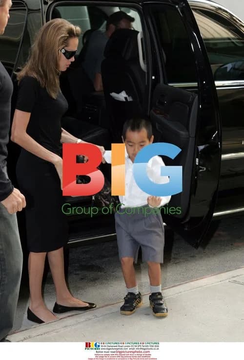Angelina Jolie Takes Son Maddox to School