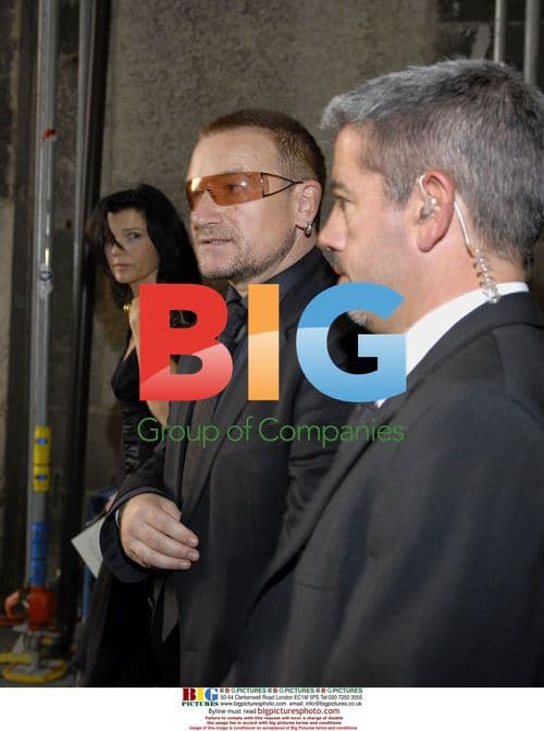 Bono Attends Pavarotti Funeral