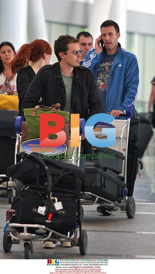 Ben and Casey Affleck Arrive in Toronto