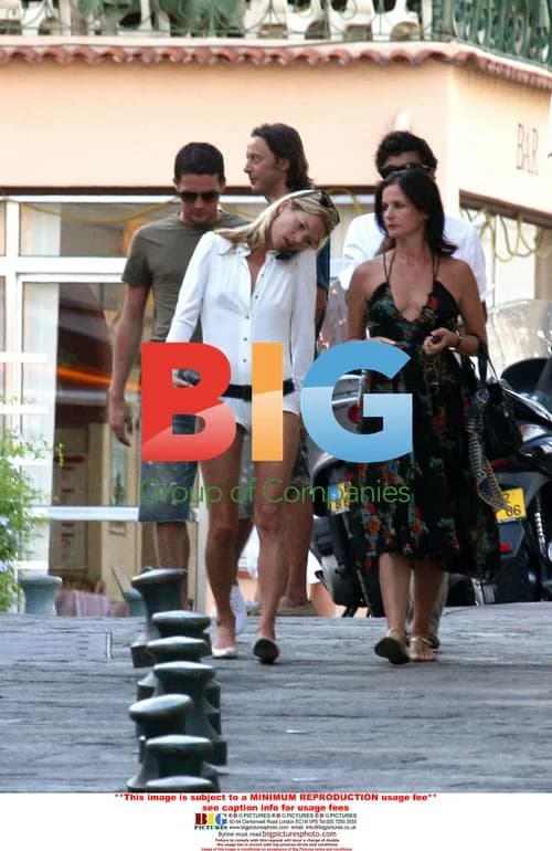 Kate Moss on Holiday in France