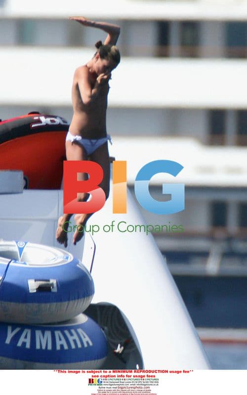 Kate Moss Topless in Mediterranean