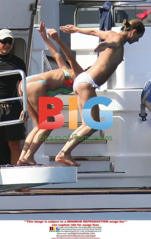 Kate Moss Topless in Mediterranean Sea