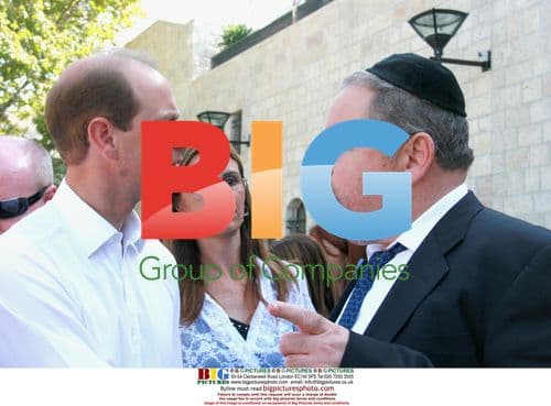 Prince Edward Visits Israel