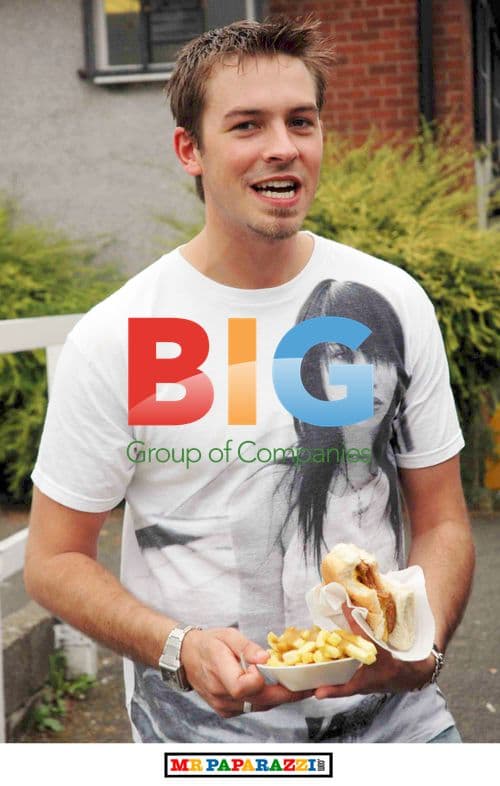 Ashley Taylor-Dawson at Hollyoaks charity football match