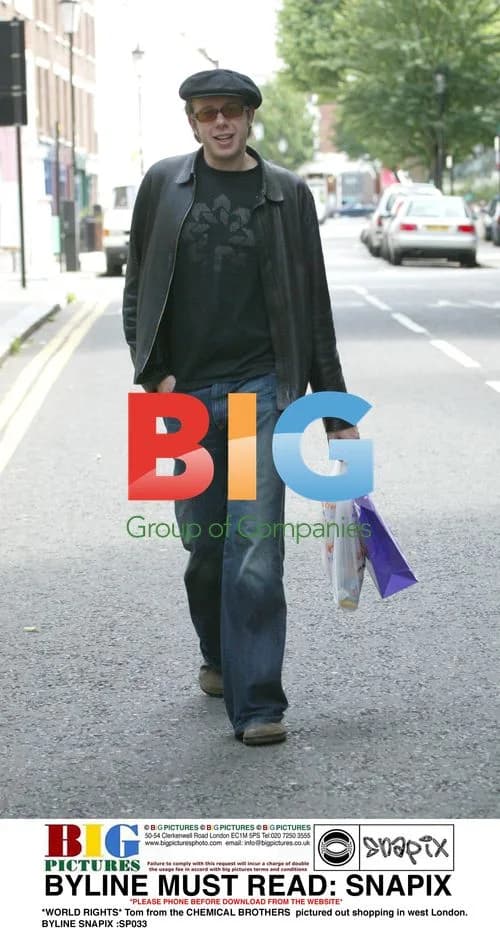 Tom from Chemical Brothers Shopping in London