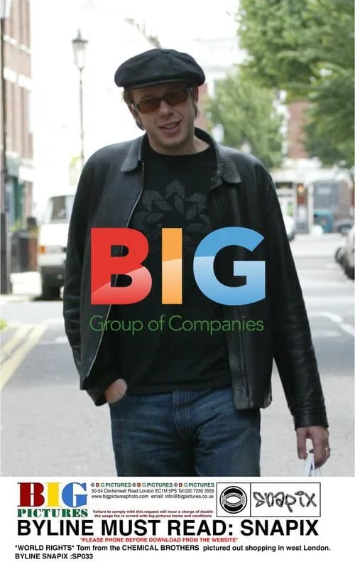 Tom from Chemical Brothers Shopping in London