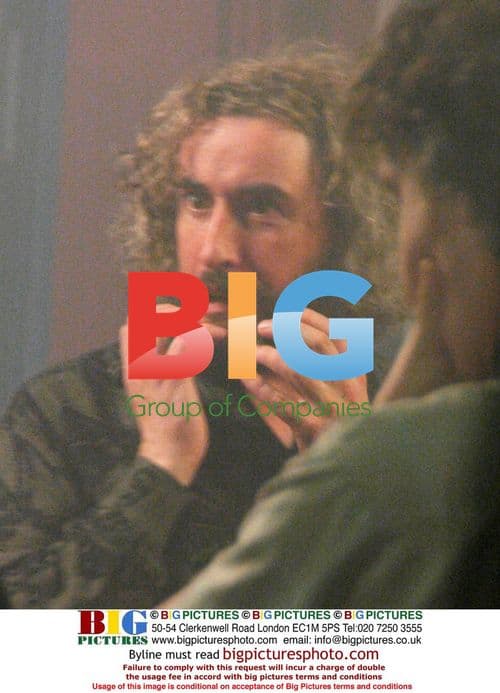 Steve Coogan filming 'Saxondale' scene