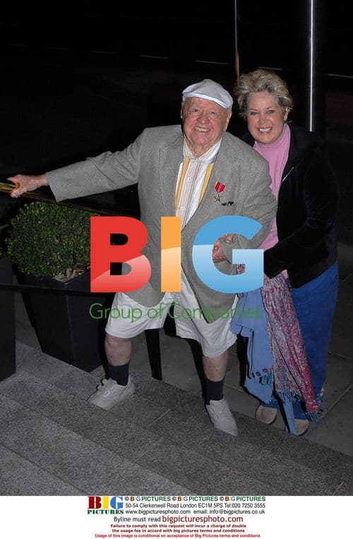 Mickey Rooney with 8th Wife in Dublin