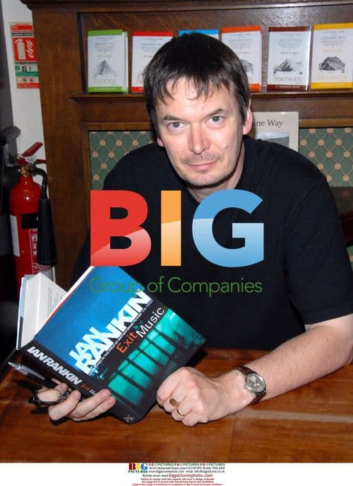 Ian Rankin Signing 'Exit Music'