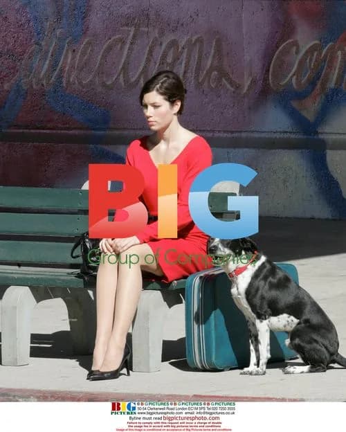 Jessica Biel on set of Powder Blue