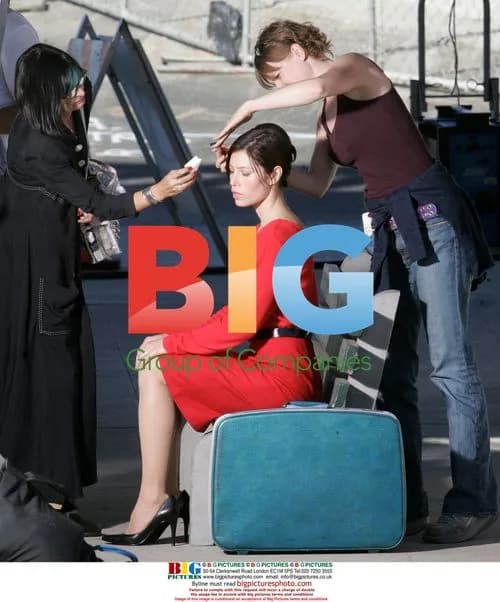 Jessica Biel filming 'Powder Blue' in LA