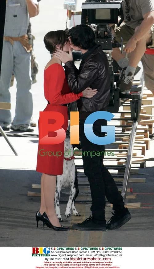 Jessica Biel films Powder Blue scenes