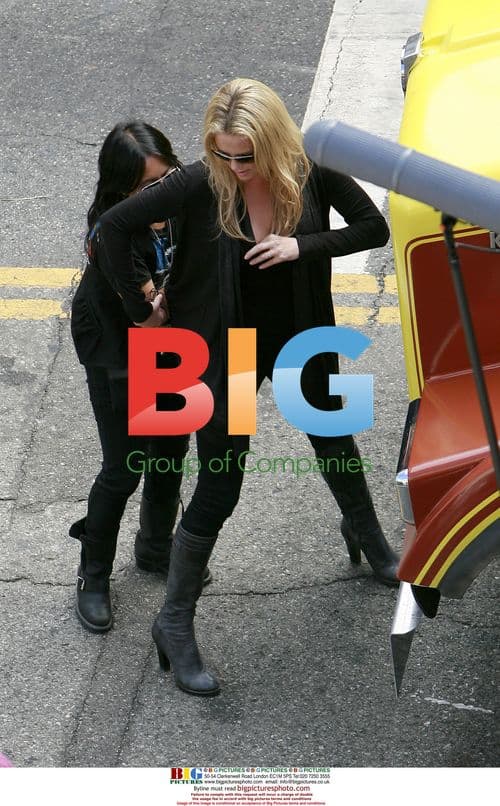 Charlize Theron Lifts Truck on Hollywood Blvd