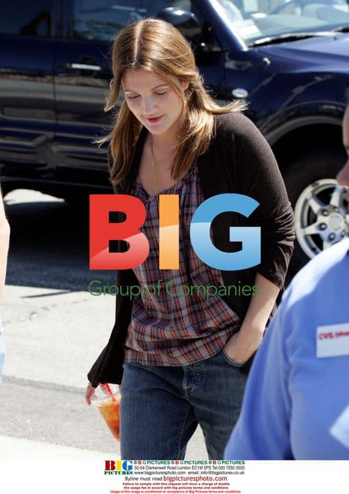 Drew Barrymore on Film Set