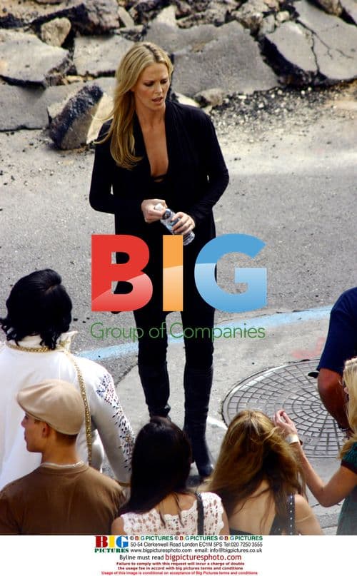 Charlize Theron and Will Smith Filming "John Hancock"