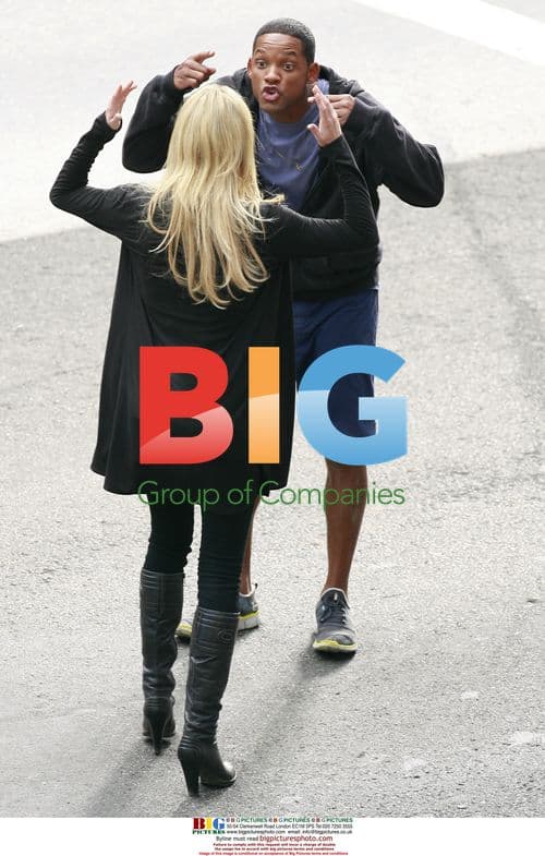 Charlize Theron and Will Smith film fight scene for John Hancock