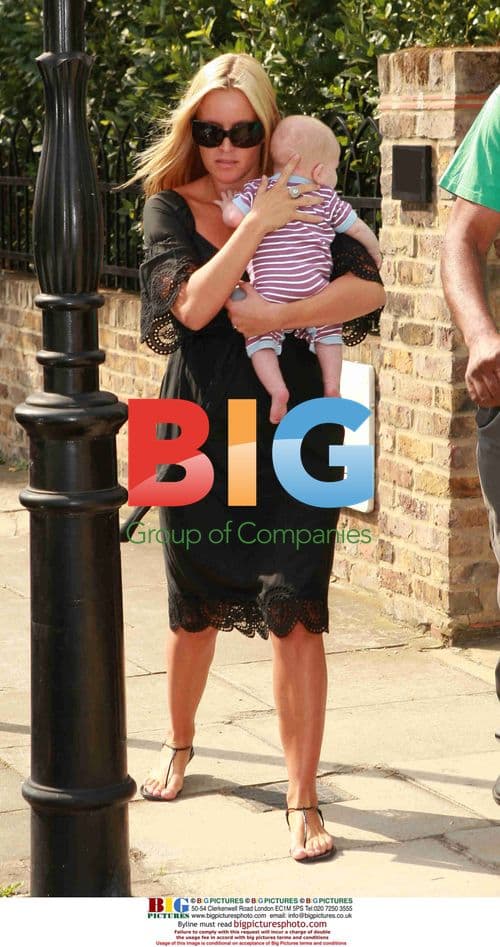 Davinia Taylor Leaving Home with Baby