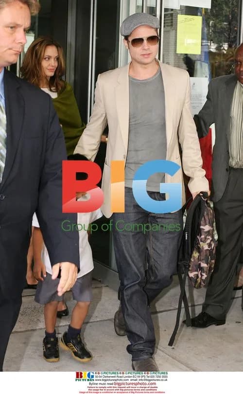 Brad Pitt and Angelina Jolie Pick Up Son Maddox