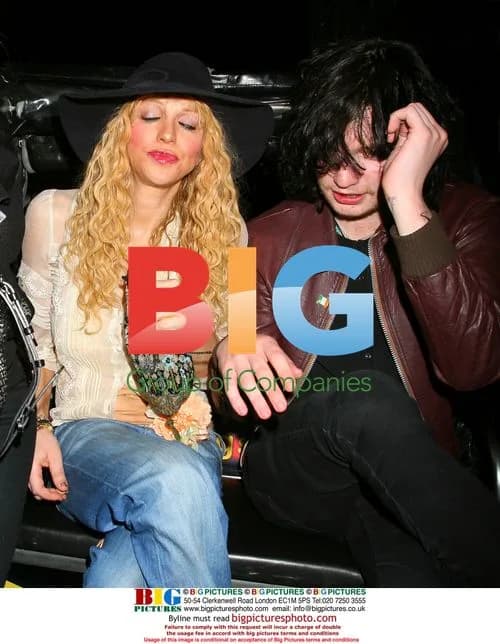 Courtney Love leaving Groucho Club in London