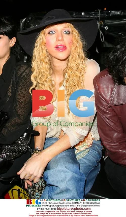 Singer Courtney Love Leaves Groucho Club