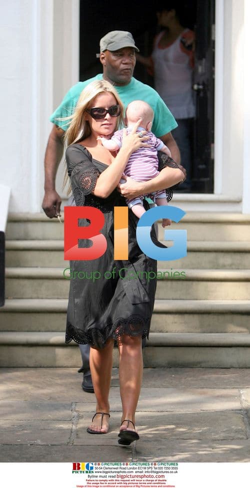 Davinia Taylor with baby son