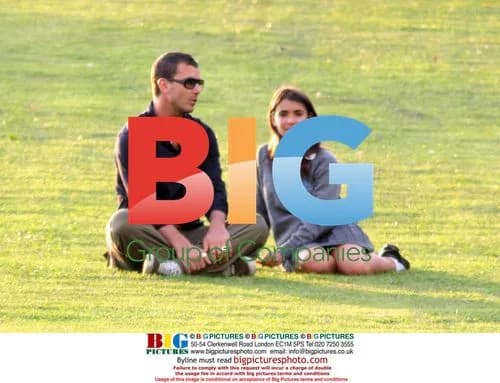Gavin Rossdale in Park with Friend